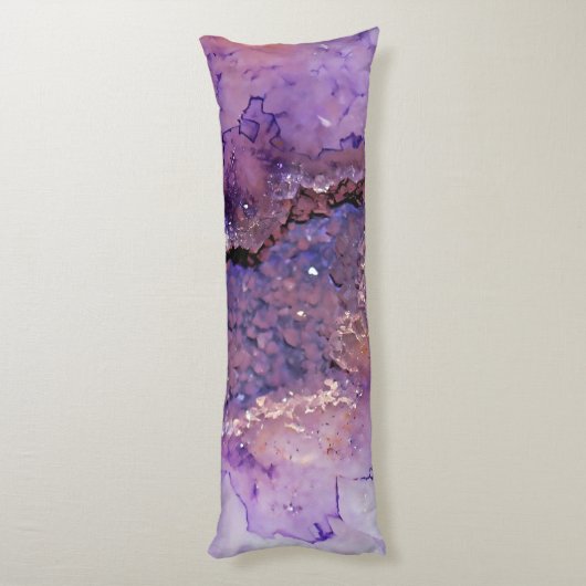 Falln Amethyst Geode Lichaamskussen (Achterkant (Verticaal))