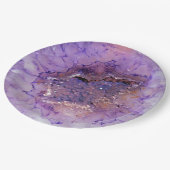 Falln Amethyst Geode Papieren Bordje (Gekanteld)
