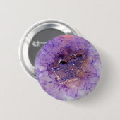 Falln Amethyst Geode Ronde Button 5,7 Cm (Voorkant /achterkant)