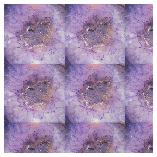 Falln Amethyst Geode Stof (Swatch)