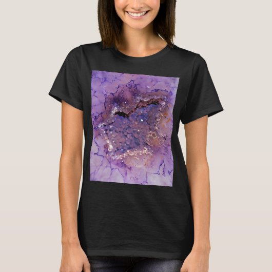Falln Amethyst Geode T-shirt (Voorkant)