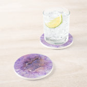 Falln Amethyst Geode Zandsteen Onderzetter (Zijkant)