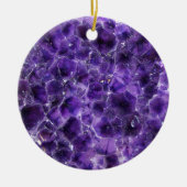 Falln Amethyst Peaks Keramisch Ornament (Voorkant)