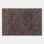 Falln Ancient Leather Book Inpakpapier Vel (Voorkant)
