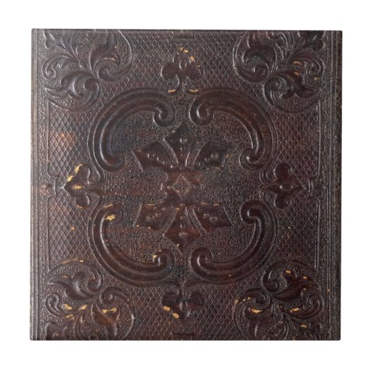 Falln Ancient Leather Book Tegeltje (Voorkant)
