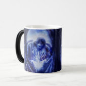Falln Angel in Blue Magische Mok (Voorkant links)