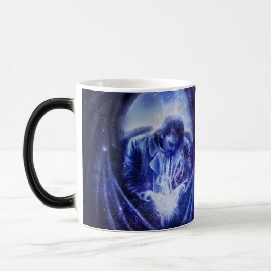 Falln Angel in Blue Magische Mok (Links)