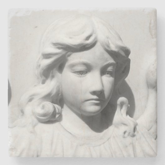Falln Angel in Mourning Stenen Onderzetter (Voorkant)