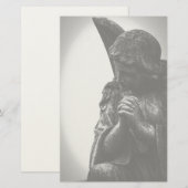 Falln Angel in Prayer Briefpapier (Voorkant / Achterkant)