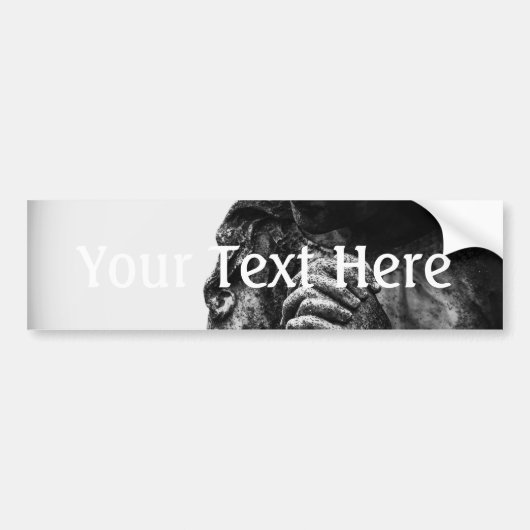 Falln Angel in Prayer Bumpersticker (Voorkant)