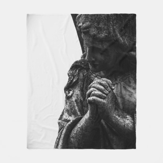 Falln Angel in Prayer Fleece Deken (Voorkant)