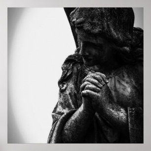 Falln Angel in Prayer Poster