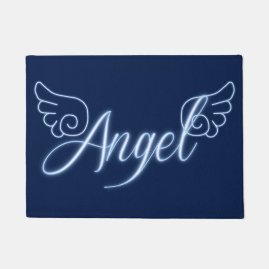 Falln Angel met Wings Deurmat (Voorkant)