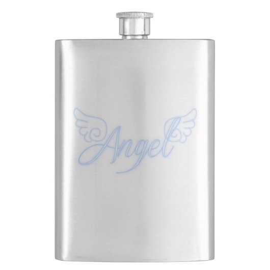 Falln Angel met Wings Heupfles (Voorkant)