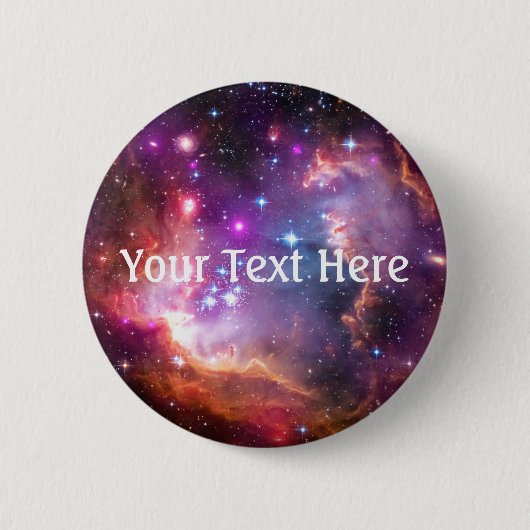 Falln Angelic Galaxy Ronde Button 5,7 Cm (Voorkant)