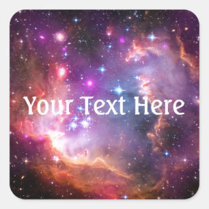 Falln Angelic Galaxy Vierkante Sticker