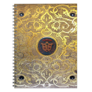Falln Antiek Golden Swirls Boek Notitieboek