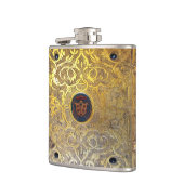 Falln Antiek Golden Swirls Heupfles (Links)