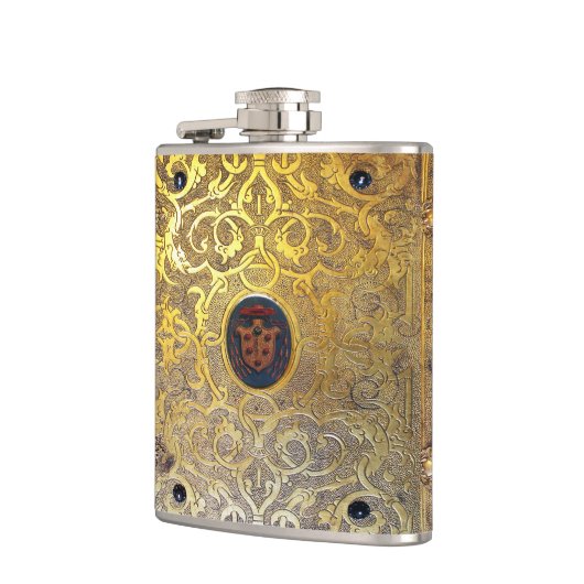 Falln Antiek Golden Swirls Heupfles (Links)