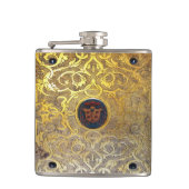 Falln Antiek Golden Swirls Heupfles (Voorkant)