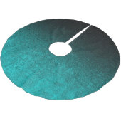 Falln Aqua & Black Glitter Gradient Kerstboom Rok (Gekanteld)