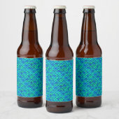 Falln Aqua Blue Scales Bier Etiket (Flessen)