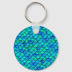 Falln Aqua Blue Scales Sleutelhanger