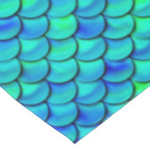 Falln Aqua Blue Scales Tafelkleed (Gekanteld)