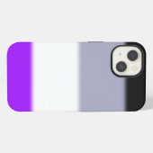 Falln Aseksuele Pride Vlag iPhone Hoesje (Achterkant horizontaal)