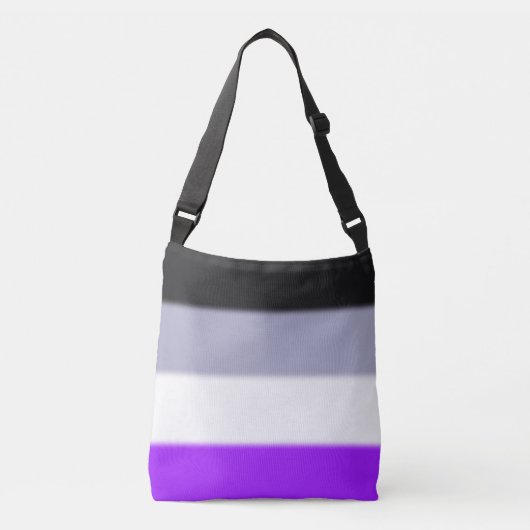 Falln Asexual Pride Flag Crossbody Tas (Voorkant)