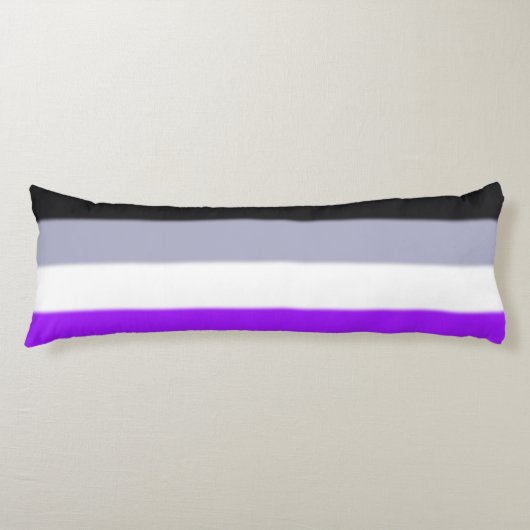 Falln Asexual Pride Flag Lichaamskussen (Voorkant)