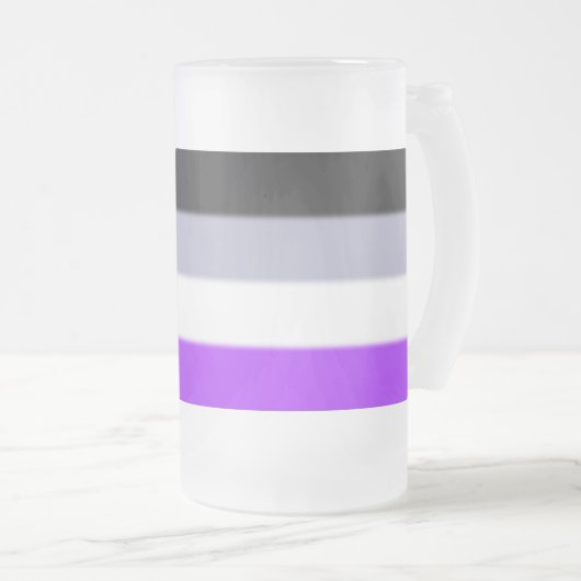 Falln Asexual Pride Flag Matglas Bierpul (Voorkant rechts)