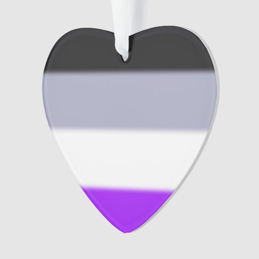 Falln Asexual Pride Flag Ornament (voorkant)