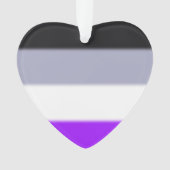 Falln Asexual Pride Flag Ornament (voorkant)