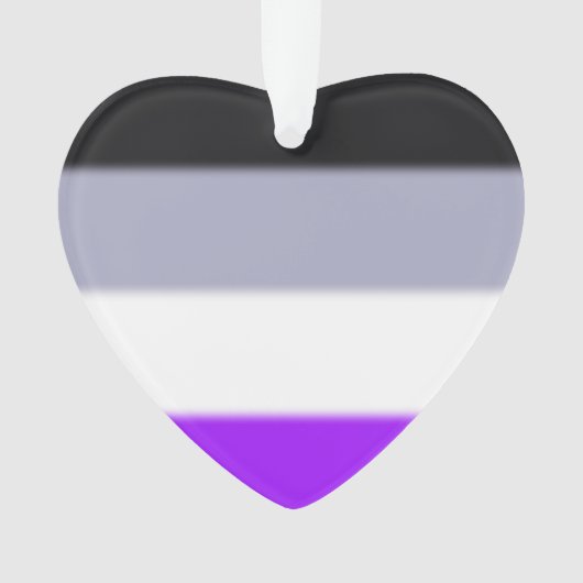 Falln Asexual Pride Flag Ornament (voorkant)