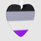 Falln Asexual Pride Flag Ornament (voorkant)