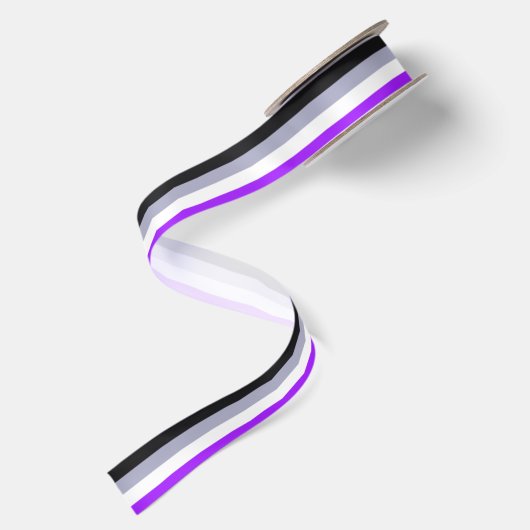Falln Asexual Pride Flag Satijnen Lint (Achterkant)