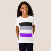 Falln Asexual Pride Flag T-shirt (Voorkant volledig)