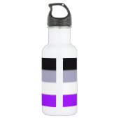 Falln Asexual Pride Flag Waterfles (Achterkant)