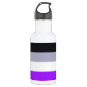 Falln Asexual Pride Flag Waterfles (Voorkant)