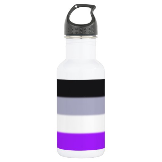 Falln Asexual Pride Flag Waterfles (Voorkant)