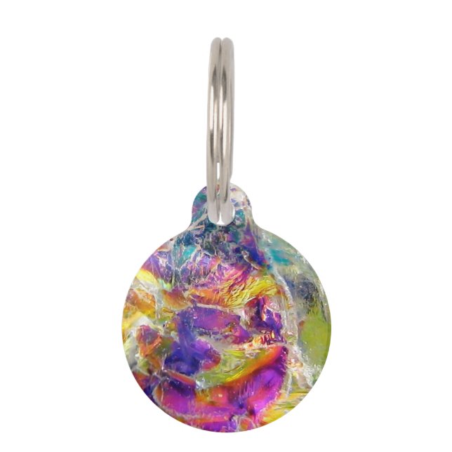 Falln Aura Crystal Huisdierpenning (Voorkant)