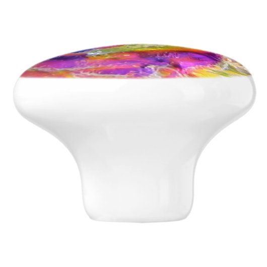 Falln Aura Crystal Keramische Knop (Zijkant)