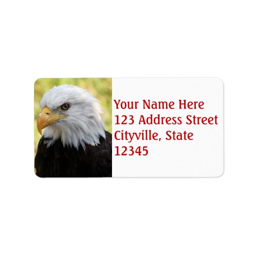 Falln Bald Eagle Liberty Etiket (Voorkant)