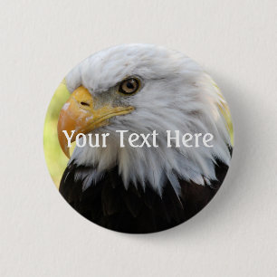 Falln Bald Eagle Liberty Ronde Button 5,7 Cm