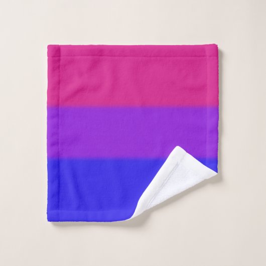 Falln Bisexual Pride Flag Bad Handdoek (Wasdoekje)