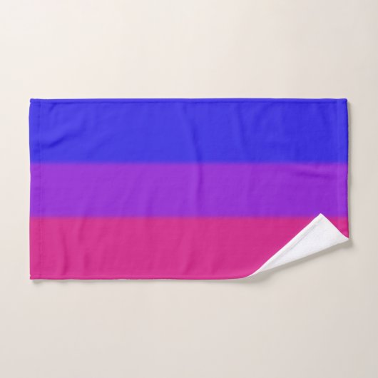 Falln Bisexual Pride Flag Bad Handdoek (Handdoek)