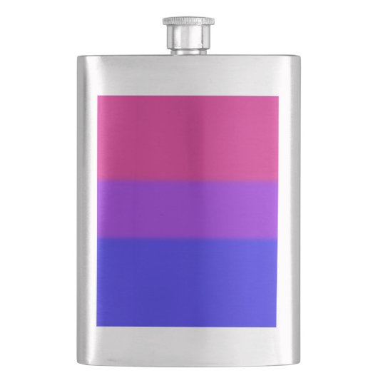 Falln Bisexual Pride Flag Flacon (Voorkant)