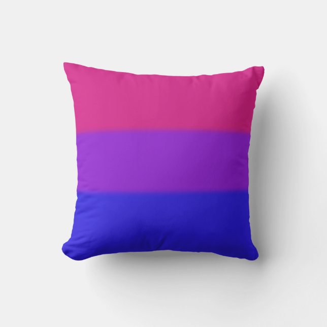Falln Bisexual Pride Flag Kussen (Voorkant)