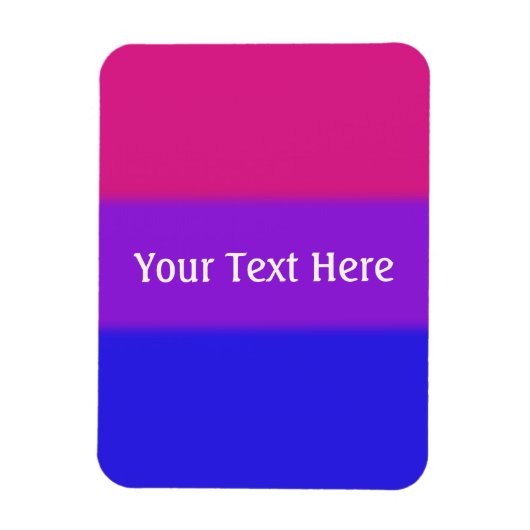 Falln Bisexual Pride Flag Magneet (Verticaal)